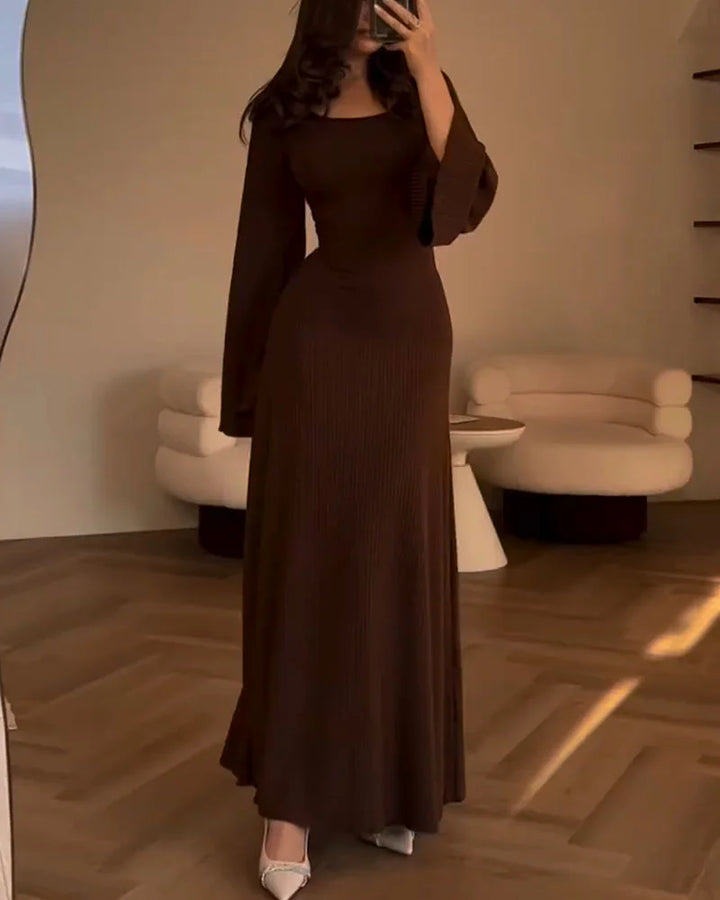 ALLYSON | Elegantes Langarmkleid