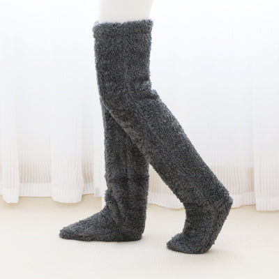 Flasche - weiche Nachtbein Knie Schlafsocken-4