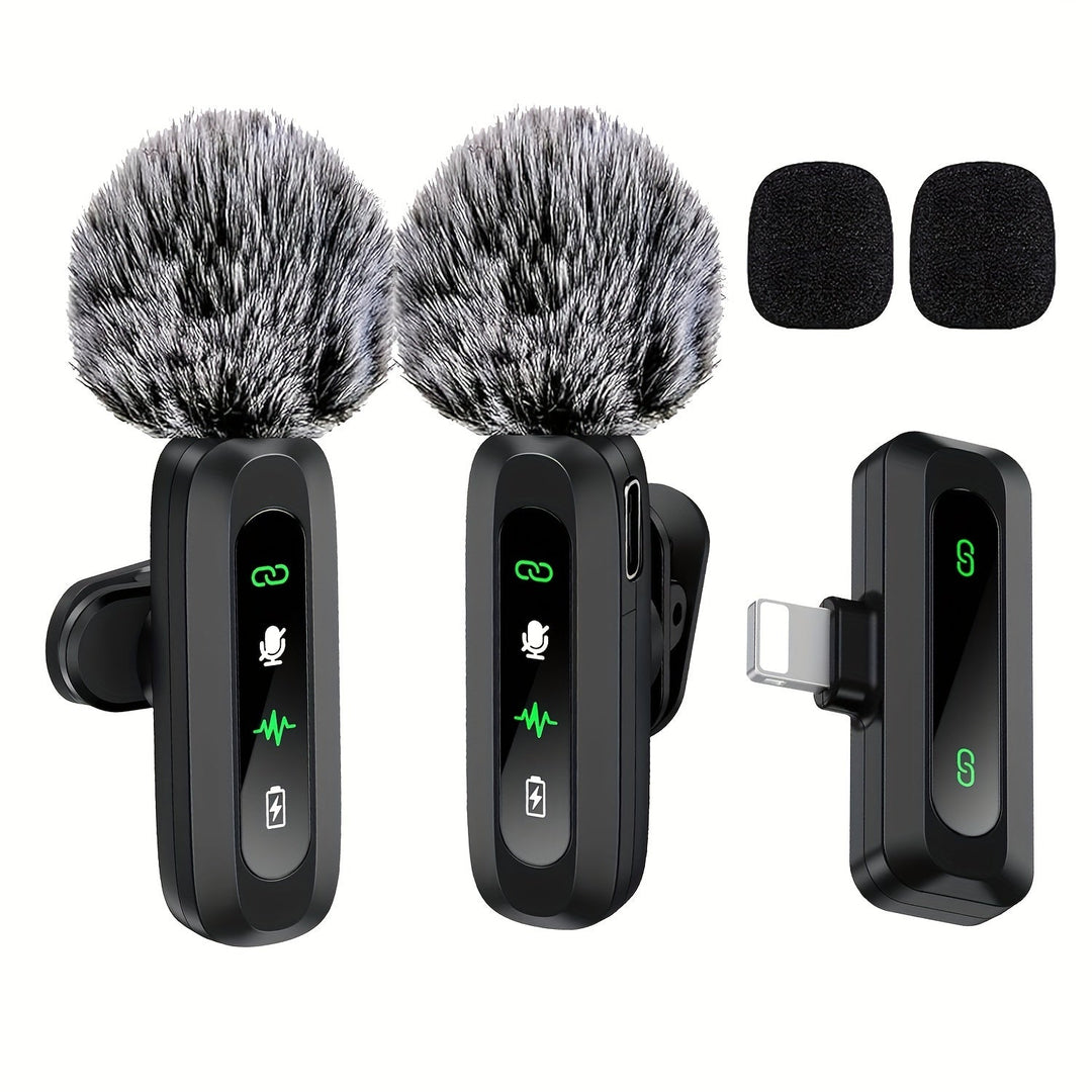 Wireless Lavalier-Mikrofon mit USB-C-Konnektivität für Smartphones und Tablets-Kompaktes Design, ideal für Podcasts und Vlogs-2