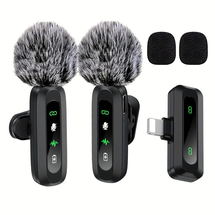 Wireless Lavalier-Mikrofon mit USB-C-Konnektivität für Smartphones und Tablets-Kompaktes Design, ideal für Podcasts und Vlogs-2