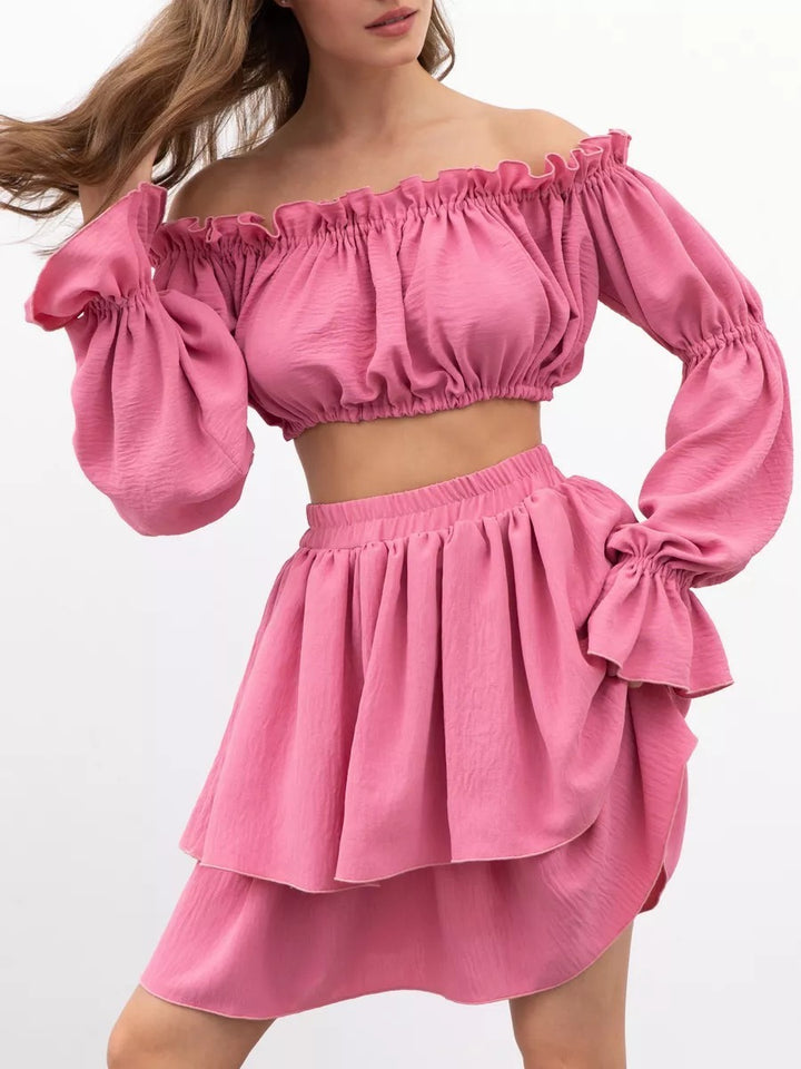 Hilde | Off-Shoulder Set
