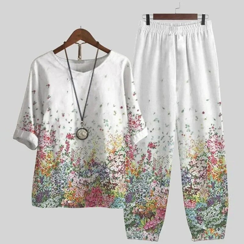 Laila | Zeitgemäßes Top und Hose Set - Müheloser Stil & Passform
