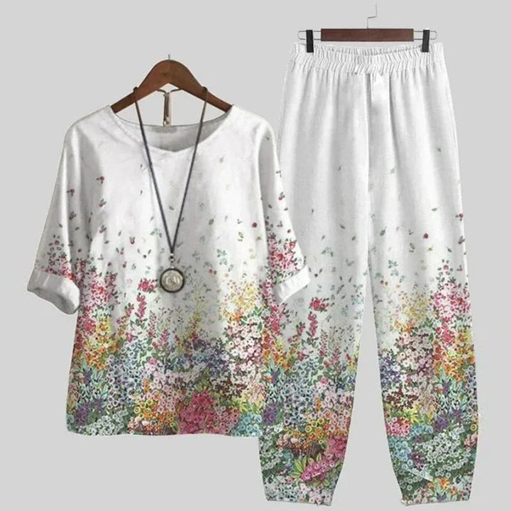 Laila | Zeitgemäßes Top und Hose Set - Müheloser Stil & Passform