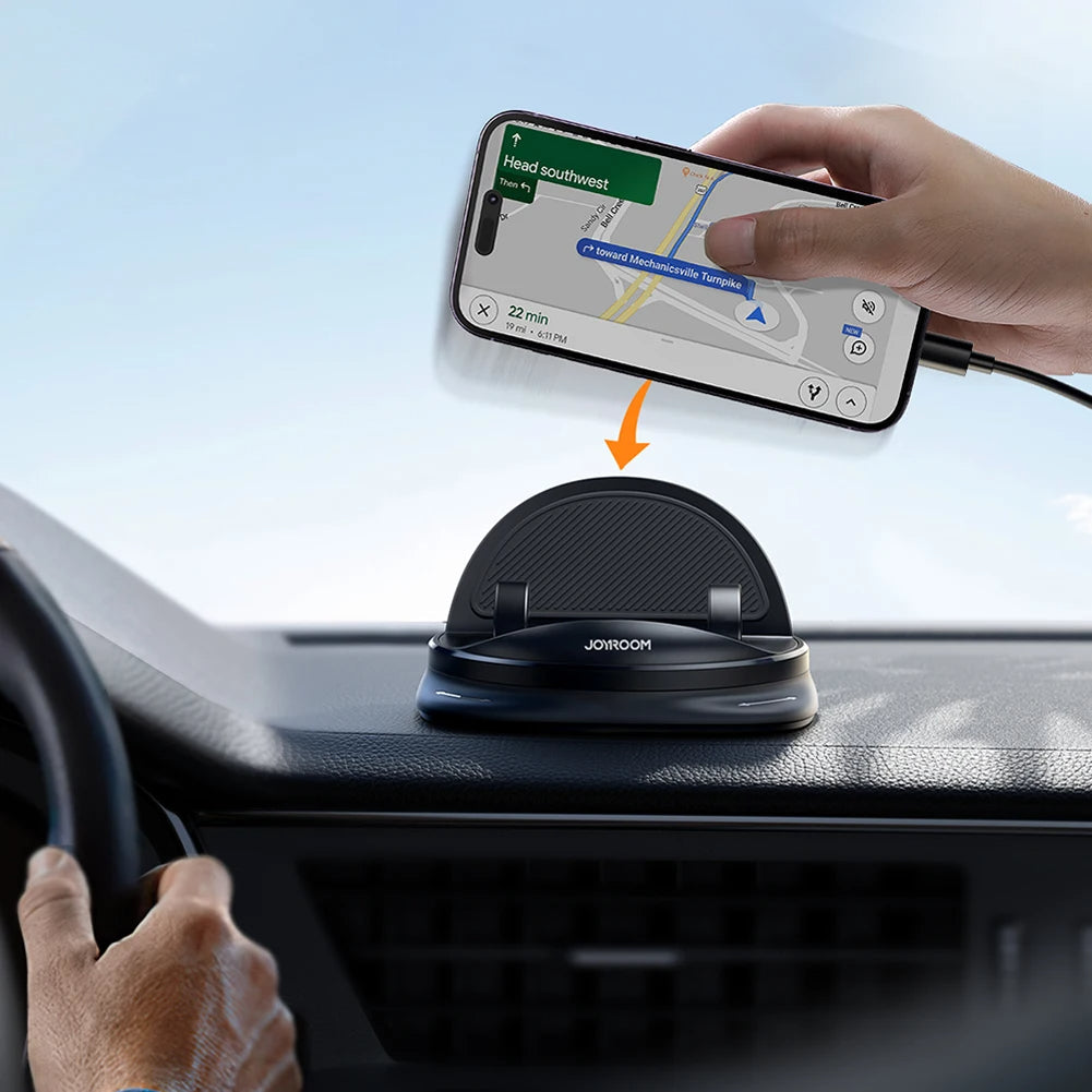  360 ° rotierende Autotelefonhalter-Verstellbare Armaturenbrett- und Luftentlüftungshalterung für Mobiltelefone 4 bis 6,5 Zoll-1