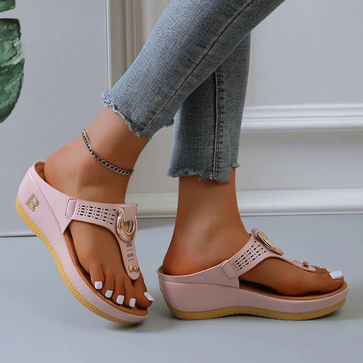 ADELAIDE | Wedge Sandalen