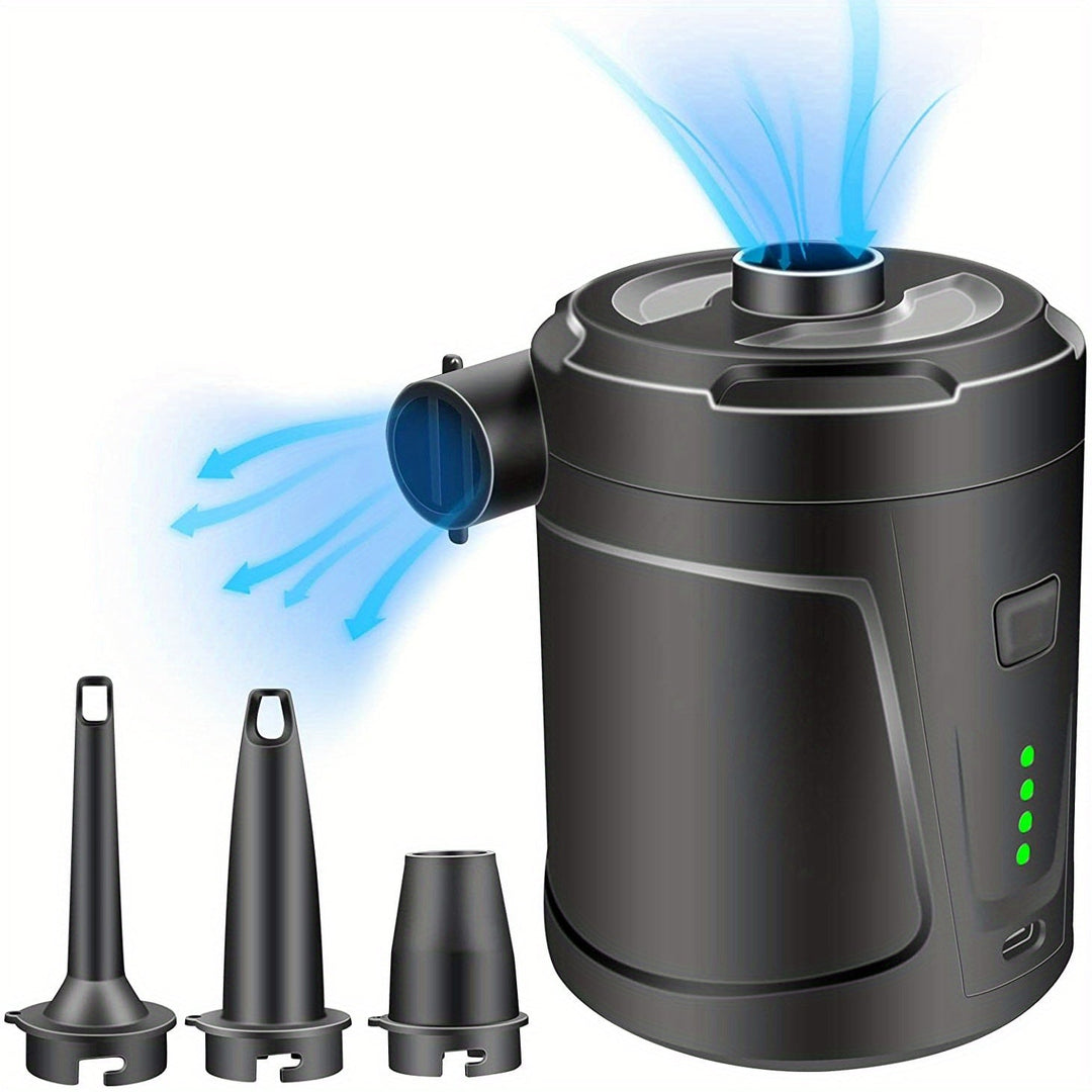 Wiederaufladbare drahtlose Mini -Elektro -Luftpumpe - Leichte USB-3