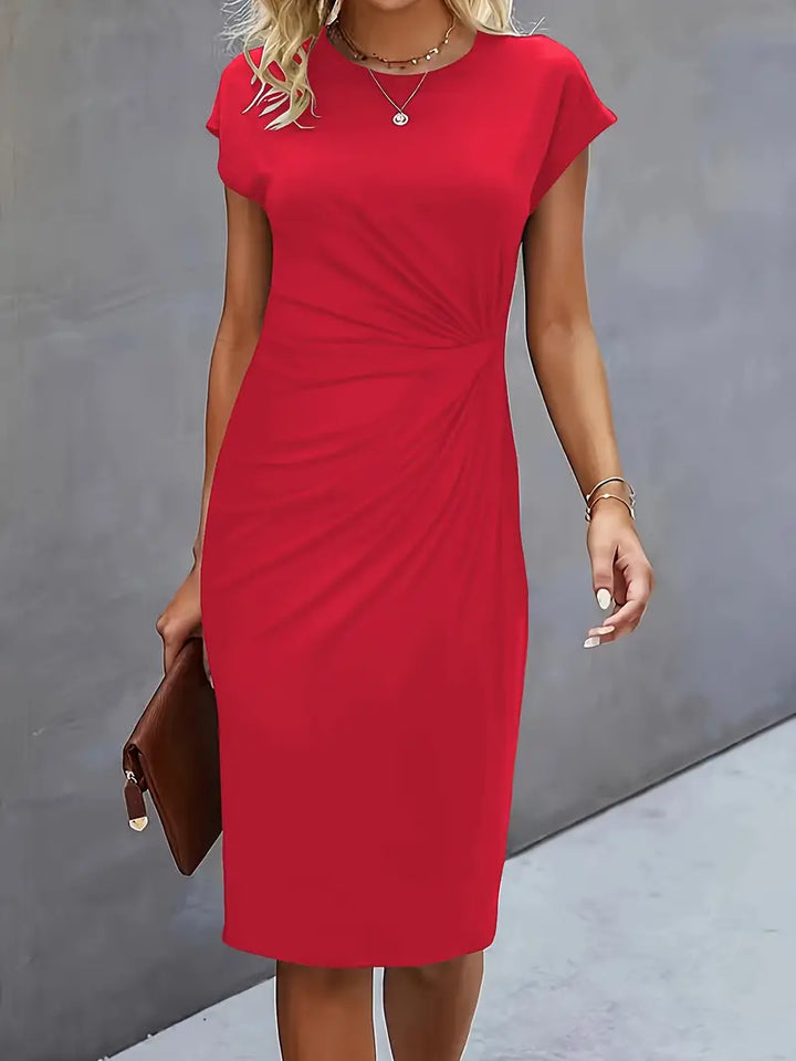 Carla | Rundhalskleid – Unkomplizierte Eleganz für Jeden Anlass