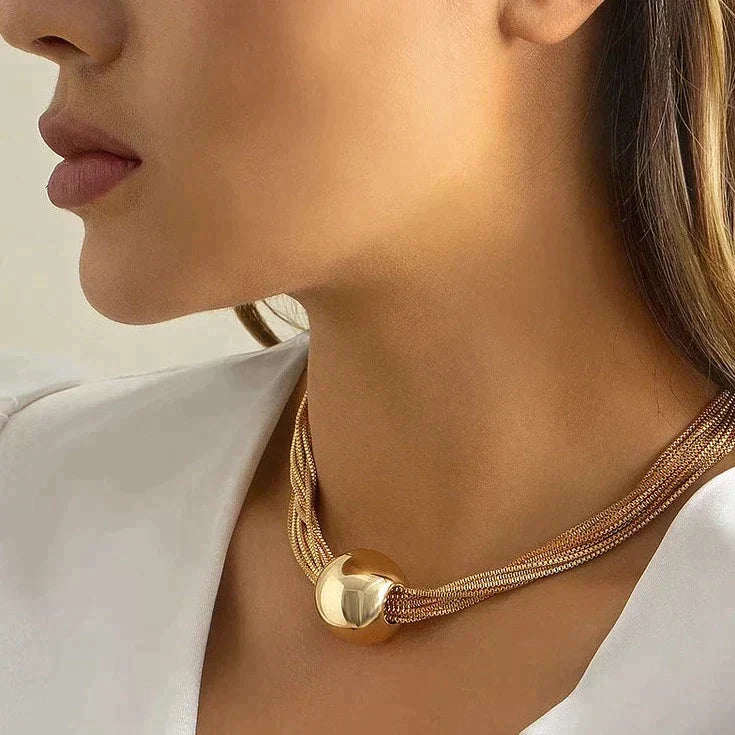 Greta | Glänzende Halskette für Eleganten Stil