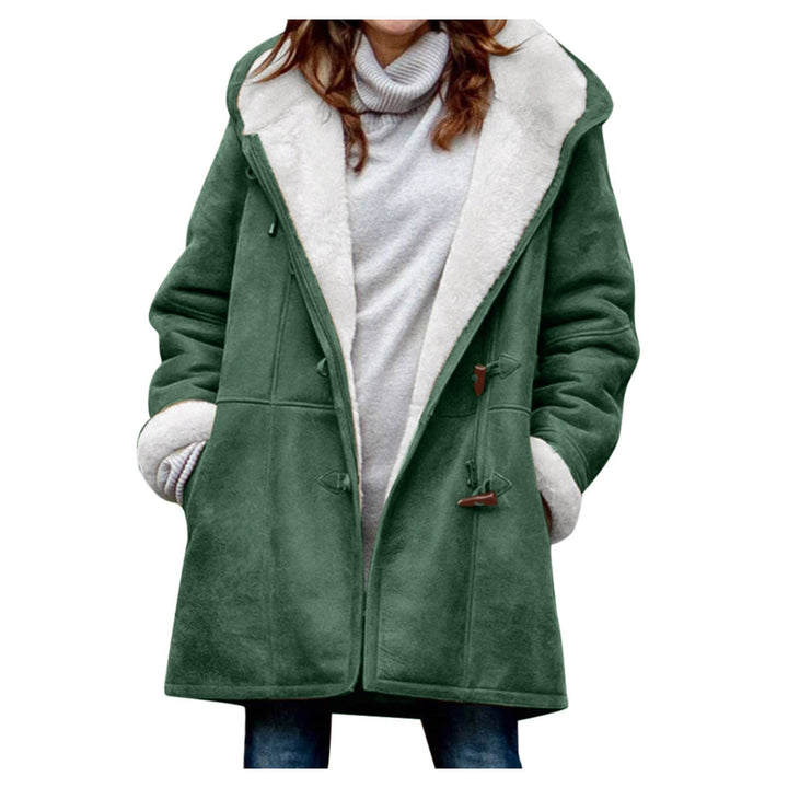 Ingrid | Warme Fleecejacke mit Kapuze für Damen