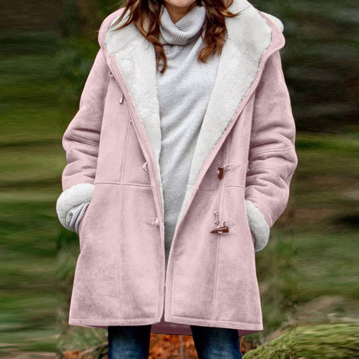 Ingrid | Warme Fleecejacke mit Kapuze für Damen