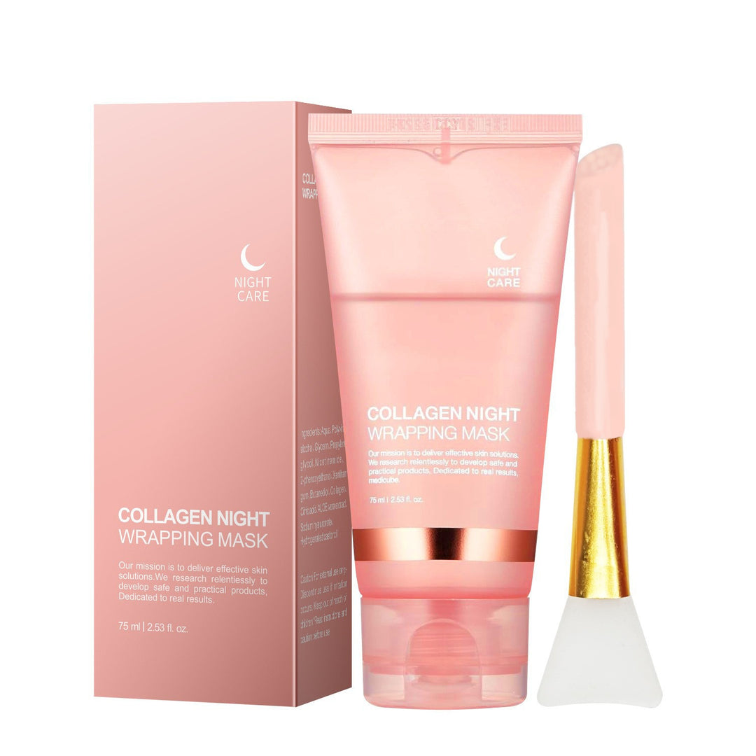 Bio Collagen True Deep Mask, Collagen Maske über Nacht, Gesichtspflege Collagen Maske Feuchtigkeitsspendende Anti-Aging Maske