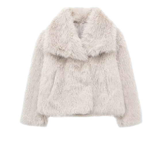 ISA | Lässige Übergangs Pelzjacke