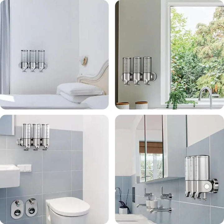  Badezimmerspender - Wand - angefugtes Design für organisierte Effizienz-5