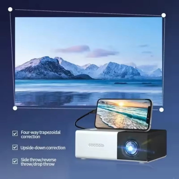 Ultra-Helldichter Mini-Projektor (3000 Lumen) - LumoBeam