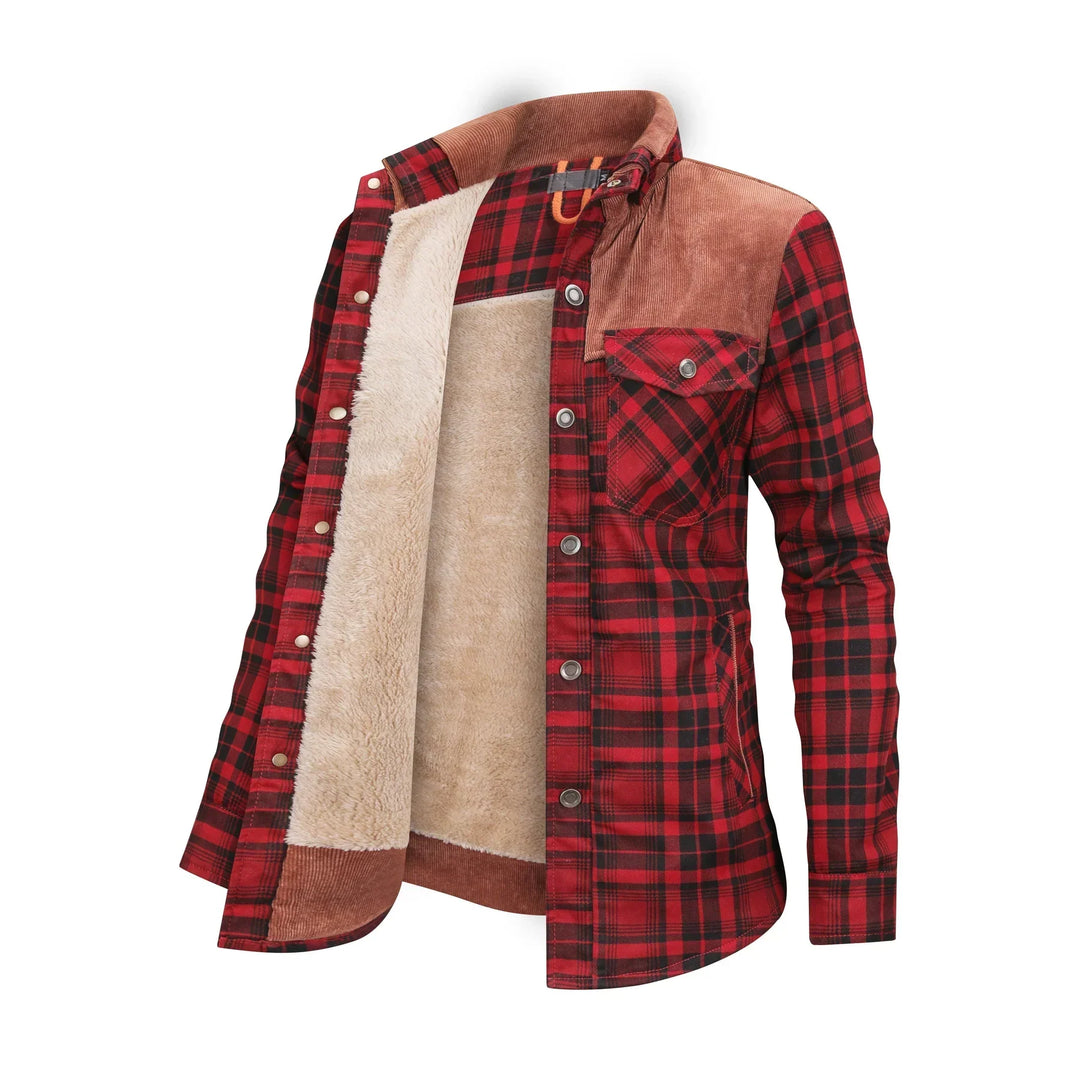 Elke | Warme Damen Flanelljacke für Outdoor und Winter
