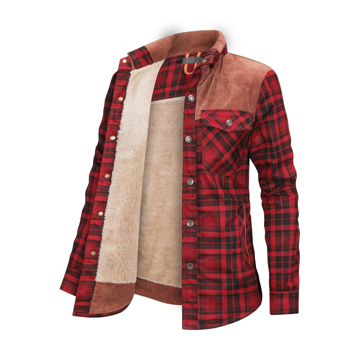 Elke | Warme Damen Flanelljacke für Outdoor und Winter