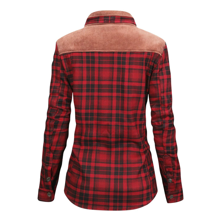 Elke | Warme Damen Flanelljacke für Outdoor und Winter