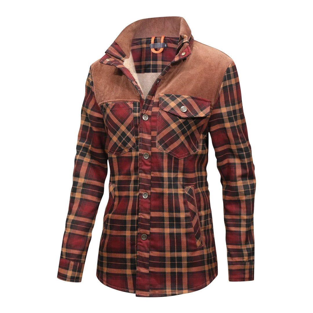 Elke | Warme Damen Flanelljacke für Outdoor und Winter