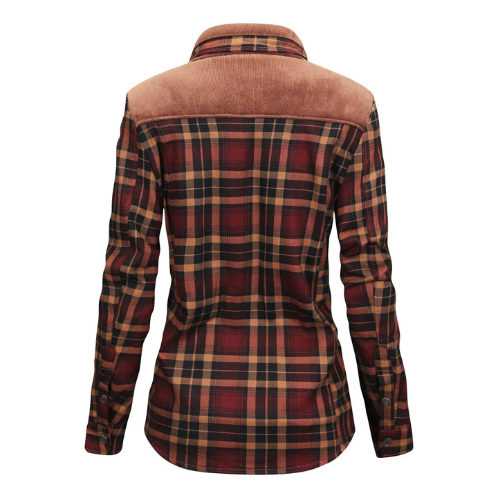 Elke | Warme Damen Flanelljacke für Outdoor und Winter