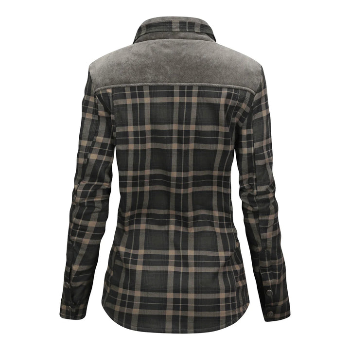 Elke | Warme Damen Flanelljacke für Outdoor und Winter