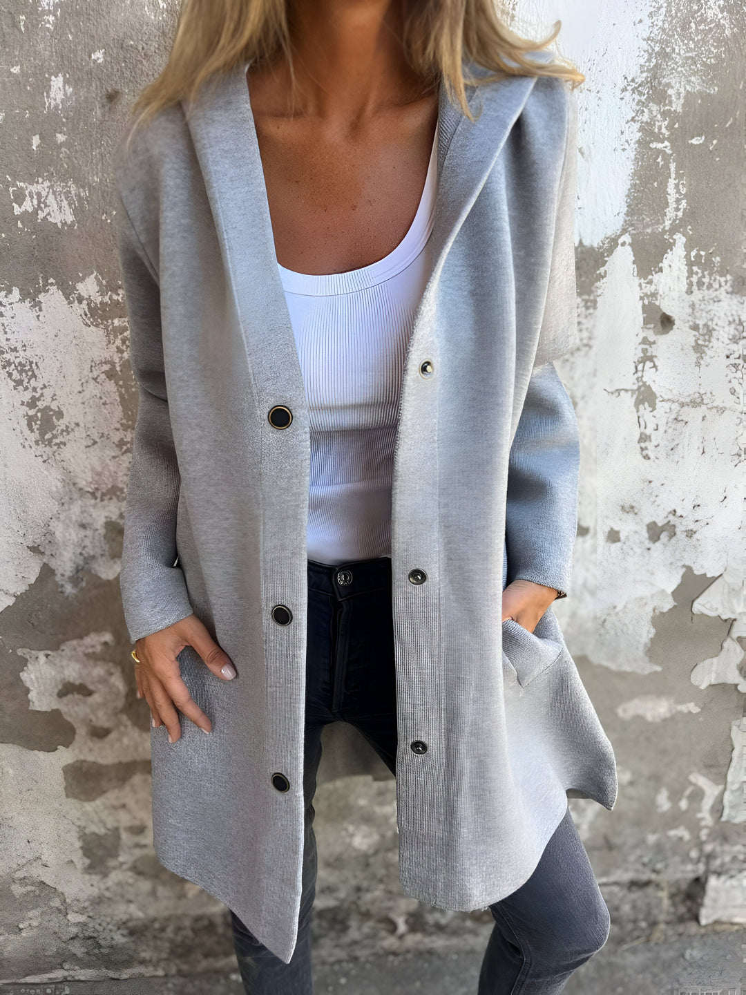 ELSA | Lässige Weste mit Kapuze für Damen