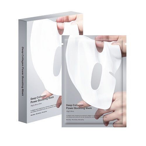 Bio Collagen True Deep Mask, Collagen Maske über Nacht, Gesichtspflege Collagen Maske Feuchtigkeitsspendende Anti-Aging Maske