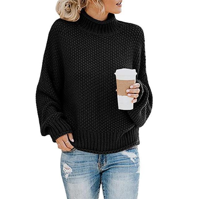 Nora | Gemütlicher Gerippter Rollkragenpullover