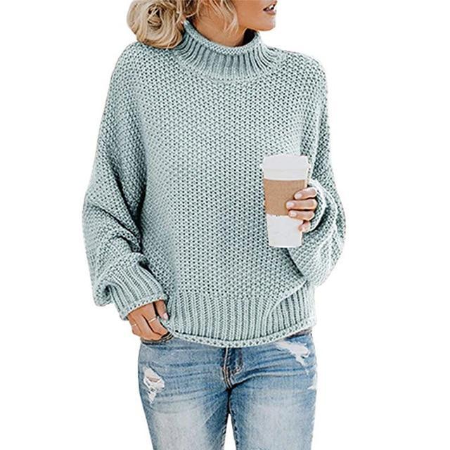 Nora | Gemütlicher Gerippter Rollkragenpullover