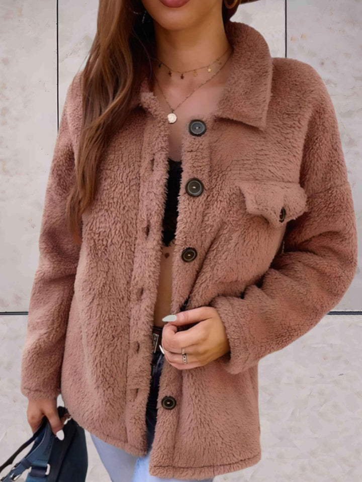 Mathilda | Modische Winterjacke mit Knöpfen