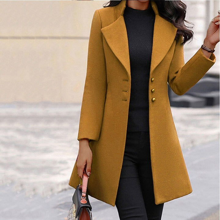 Camilla | Eleganter Damenmantel mit schmaler Passform