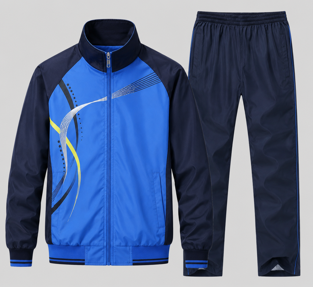 Herren Trainingsset für Komfort und Bewegungsfreiheit - Bequemer Sportlook für Alltag und aktive Tage