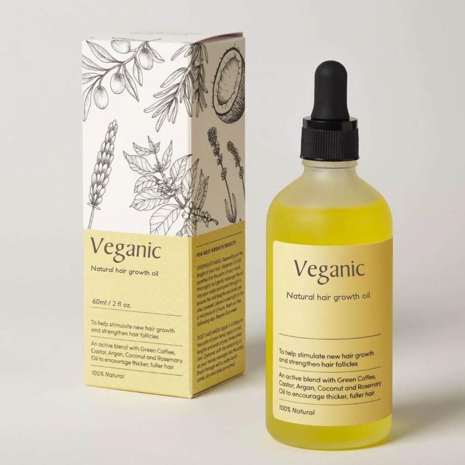 Veganischer Glanz - 100% natürliches Haarwachstumöl-2