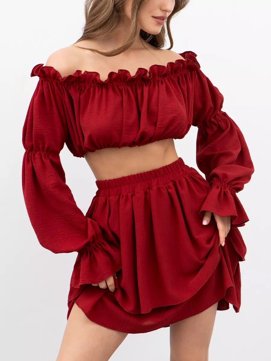 Hilde | Off-Shoulder Set