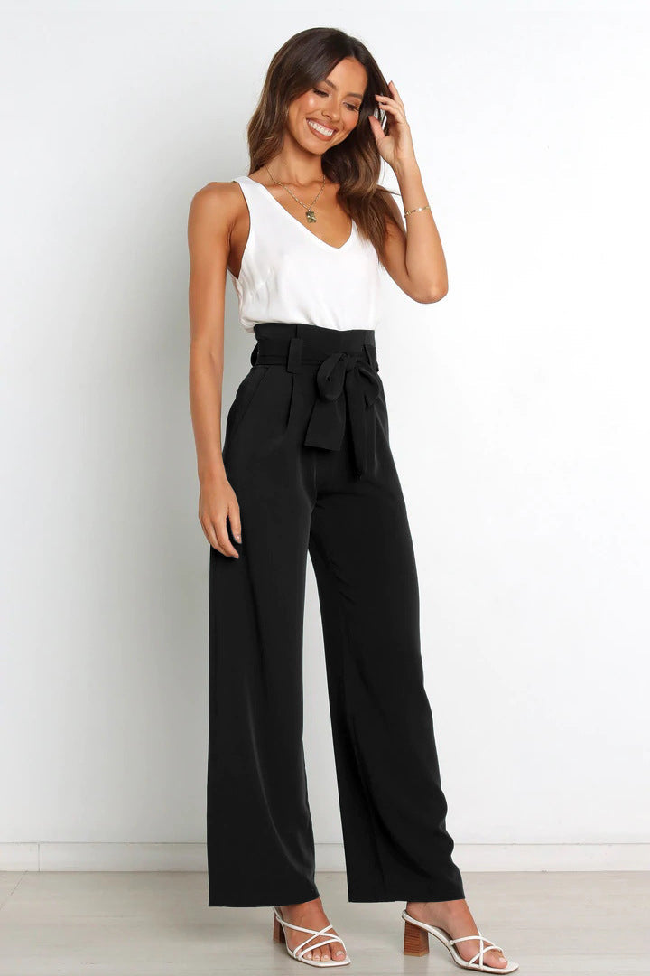 AIRA | Luftige Damen Leinen-Palazzohose
