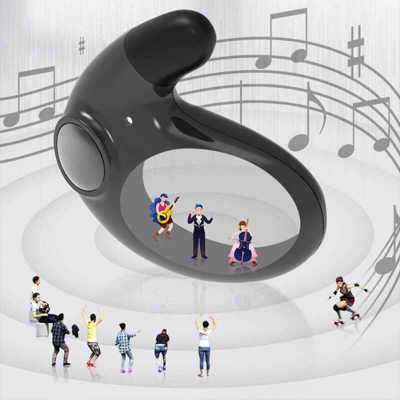 Drahtlose Schlafkopfhörer - unsichtbare Bluetooth -Ohrhörer mit IPX5 wasserdichtem Design für bequemen Schlaf-5